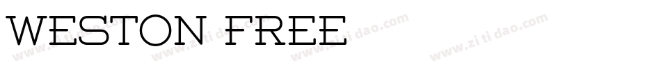 Weston Free字体转换